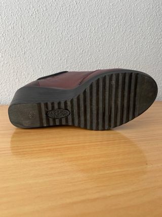 Zapato abotinado de piel marca +48HRS