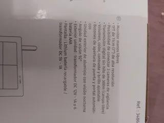 Videoportero Chacon 7 Inalambrico