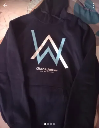 Sudadera polar  Alan Walker azul.marino  Hombre