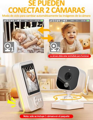 ¡¡-45%!! | OBVHNUA ABM900 - Cámara Vigilabebés