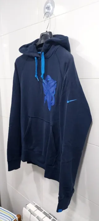 Felpa Nike Blu con Logo