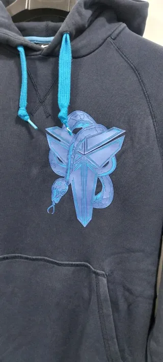 Felpa Nike Blu con Logo