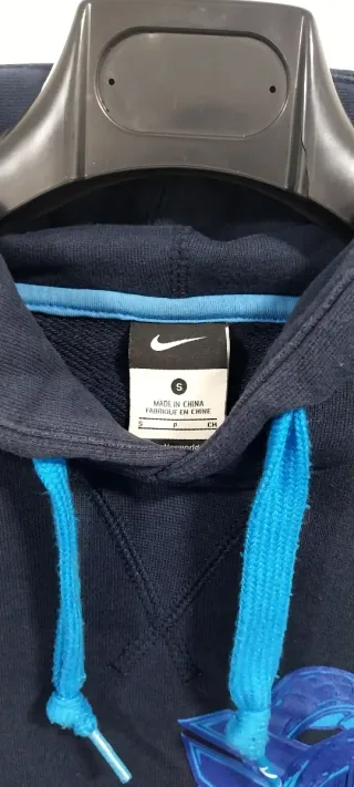 Felpa Nike Blu con Logo