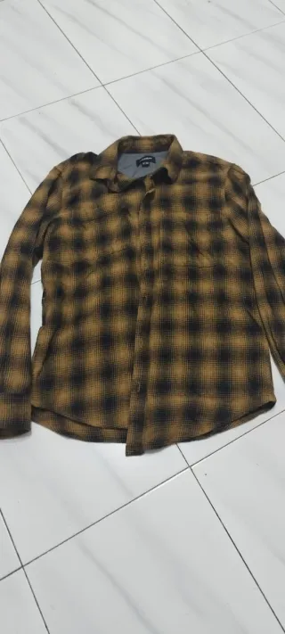 Camisa de cuadros hombre