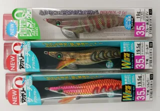 3 señuelos de pesca para calamar eging yo zuri oh