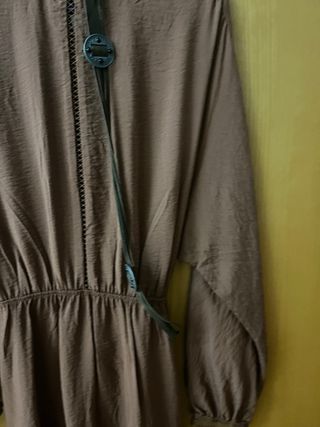 Vestido Zara Marrón Talla XS