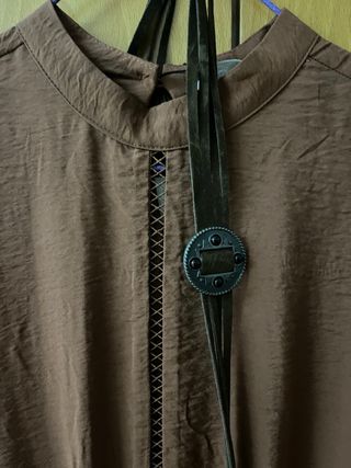 Vestido Zara Marrón Talla XS