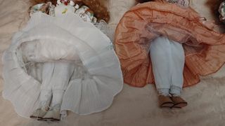 Lote 5 Bambole in Porcellana 30-40cm