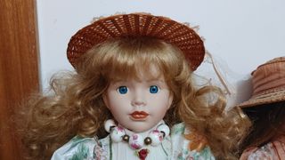 Lote 5 Bambole in Porcellana 30-40cm