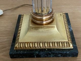 Lampade da tavolo in bronzo e metacrilato