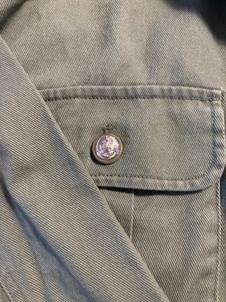 Sobrecamisa Zara Verde Militar Talla M