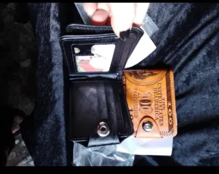 Portafogli con design da 100 dollari