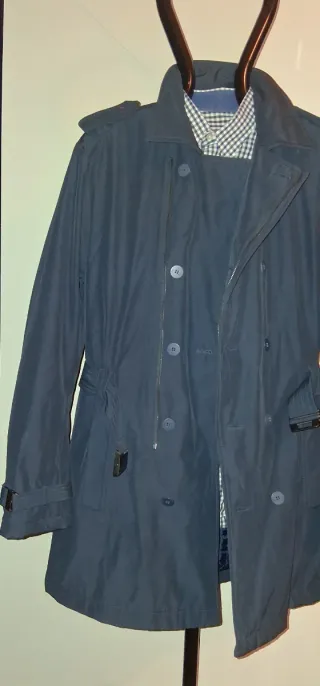 Trench uomo Piazza Italia blu