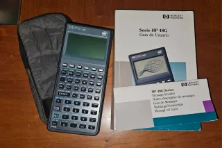 Calculadora HP 48G 32K + Guía y Funda