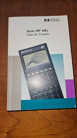 Calculadora HP 48G 32K + Guía y Funda