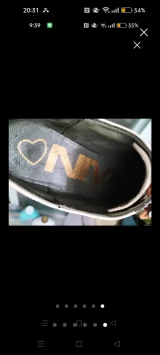 Zapatos Oxford Mujer Beige/Marrón Talla 39