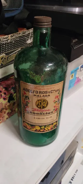 Botella Antigua Adolfo Rosyc S.A. Málaga
