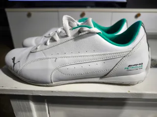 Zapatillas Puma F1 Mercedes Blancas y Verdes