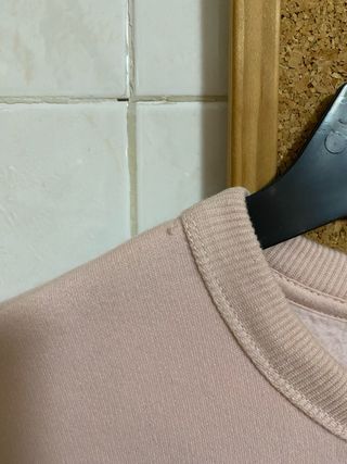 Sudadera Bershka Oversize Rosa Talla S