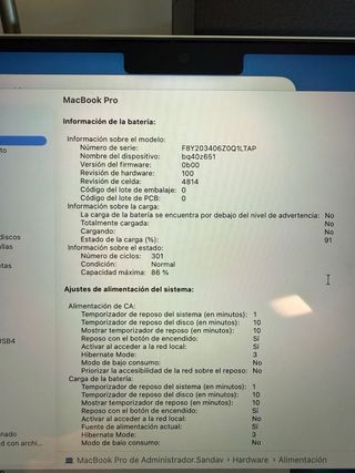 MacBook Pro M1 Pro 14” 16GB RAM 512GB SSD