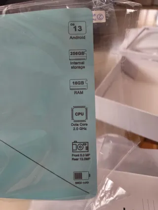 Tablet YESTEL T15 Nero con vetro temperato e custodia