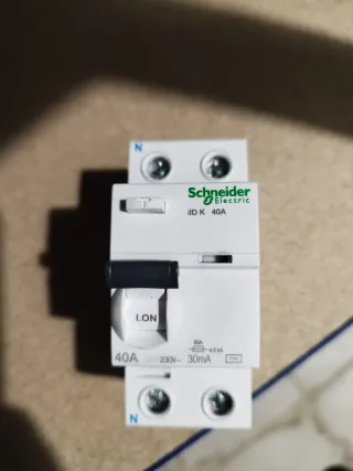 Interruptor Diferencial Schneider iID K 40A