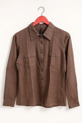 Camisa Naf Naf manga larga mujer