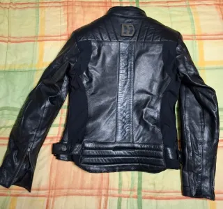 Chaqueta Piel Moto Mujer HEVIK