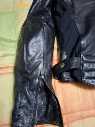 Chaqueta Piel Moto Mujer HEVIK