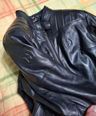 Chaqueta Piel Moto Mujer HEVIK