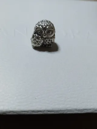 Charm Búho Pandora Plata