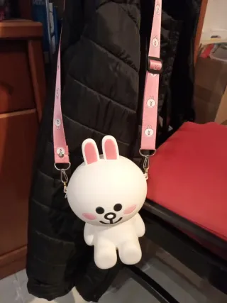 Bolso Cartera Conejo Blanco