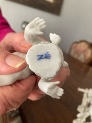 Hutschenreuther 3 putti Karl Tutter porcellana