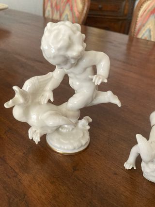 Hutschenreuther 3 putti Karl Tutter porcellana