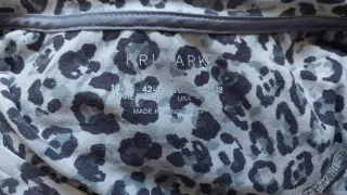 Camiseta estampada leopardo talla 44