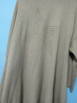 Cárdigan beige mujer talla:Xl