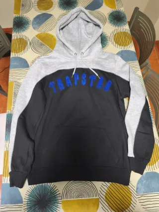 Sudadera Trapstar Negra y Gris