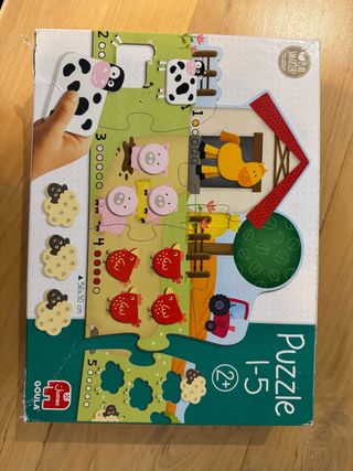 Puzzle Jumbo Goula 1-5 Animales Granja