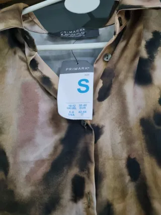 Camisa satén Primark Talla S