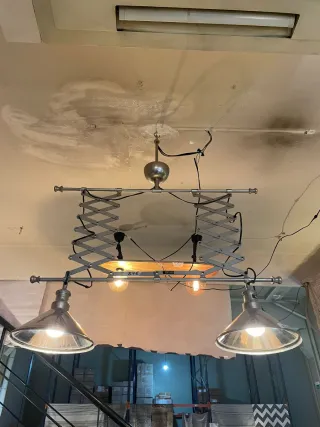 Lámpara colgante acero inoxidable