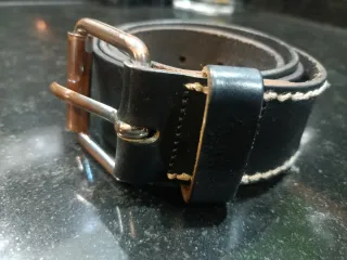 Cinturón Isabel Marant Negro Hebilla Metálica