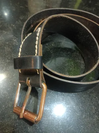 Cinturón Isabel Marant Negro Hebilla Metálica