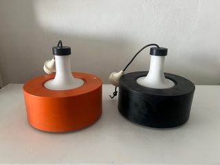 Lámparas Naranja y Negra