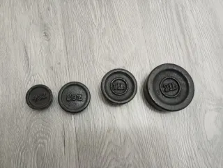 Pesi bilancia ghisa 40oz, 8oz, 1lb, 2lb