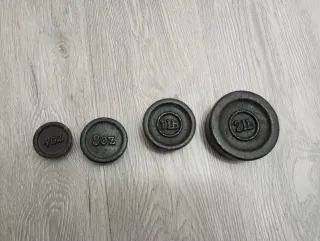 Pesi bilancia ghisa 40oz, 8oz, 1lb, 2lb