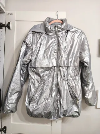 Abrigo ligero plateado