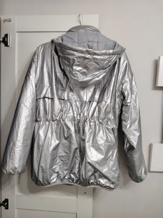 Abrigo ligero plateado