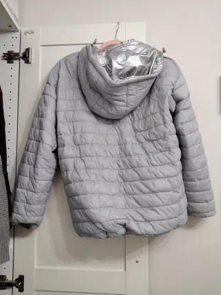 Abrigo ligero plateado