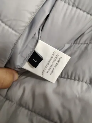 Abrigo ligero plateado