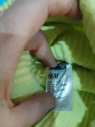 Gorro H&M Talla Única Verde